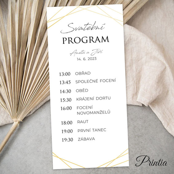 Svatební program - jak naplánovat dokonalý harmonogram vašeho velkého dne
