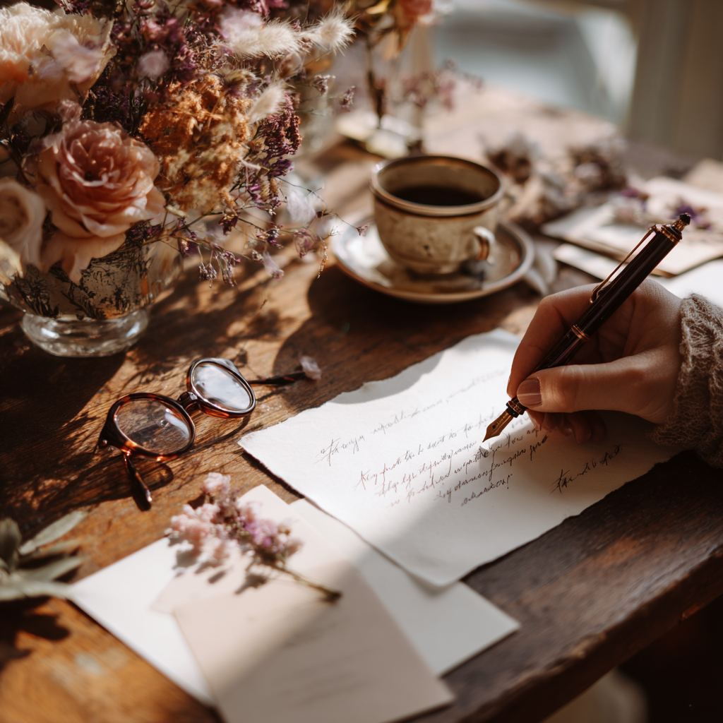 Poděkování svatebním hostům