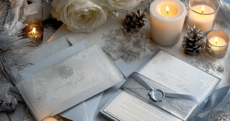 Svatební oznámení pro zimní svatbu: Dokonalý první dojem vaší zimní oslavy